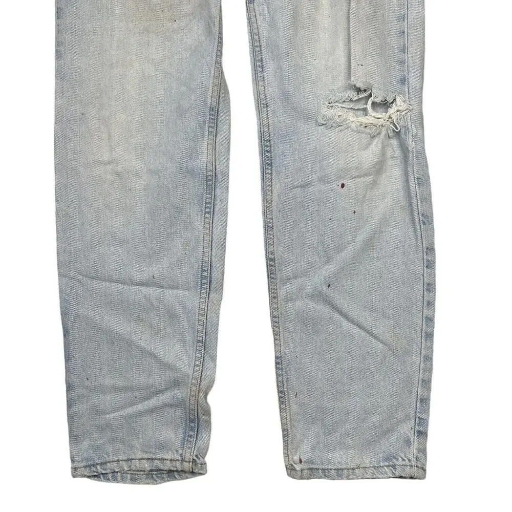 Levi’s VTG 90s 550 Distressed Relaxed Fit Tapered Leg Jeans USA Mens 33x34